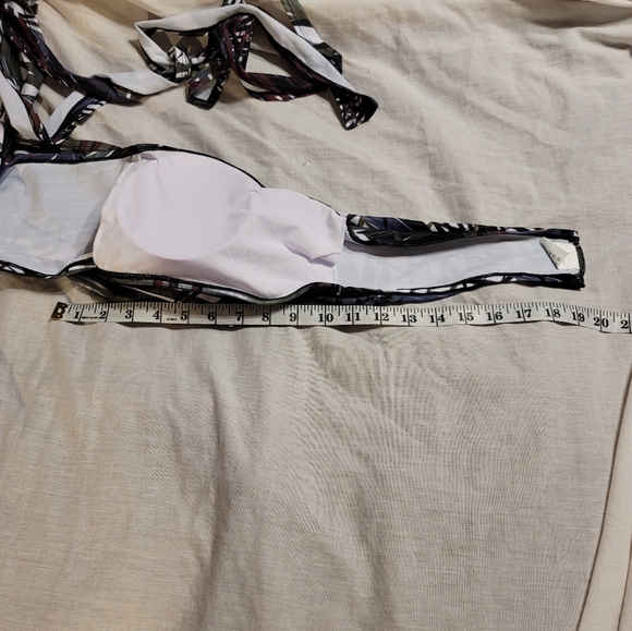 NWOT 3 Piece sarong multi way wrap top bikini swim bathing suit - Picture 5 of 11